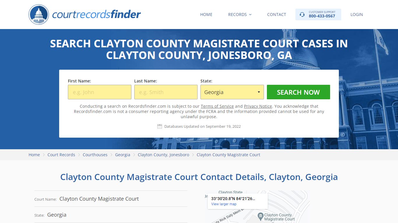 Clayton County Magistrate Court Case Search - RecordsFinder